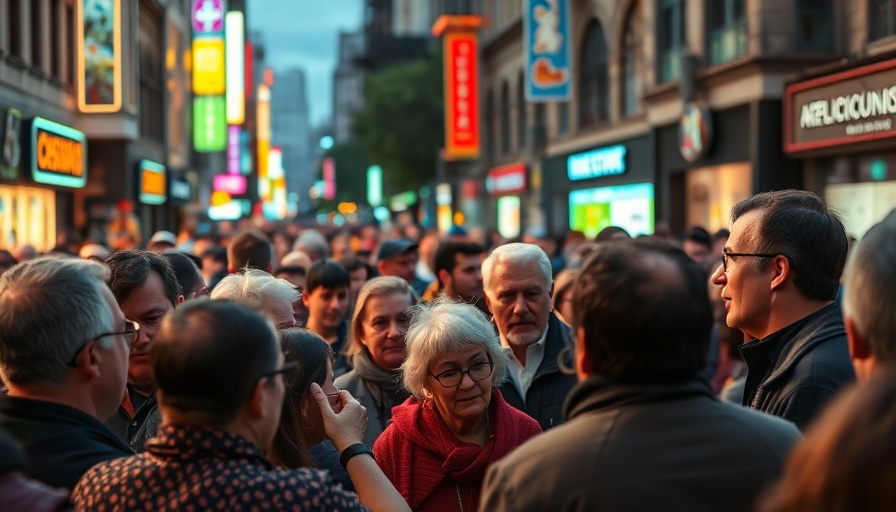 Street debate on Christianity and Islam with a diverse crowd.
