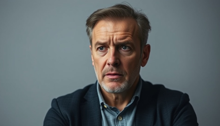 Middle-aged man discussing organ transplant tourism in an interview.