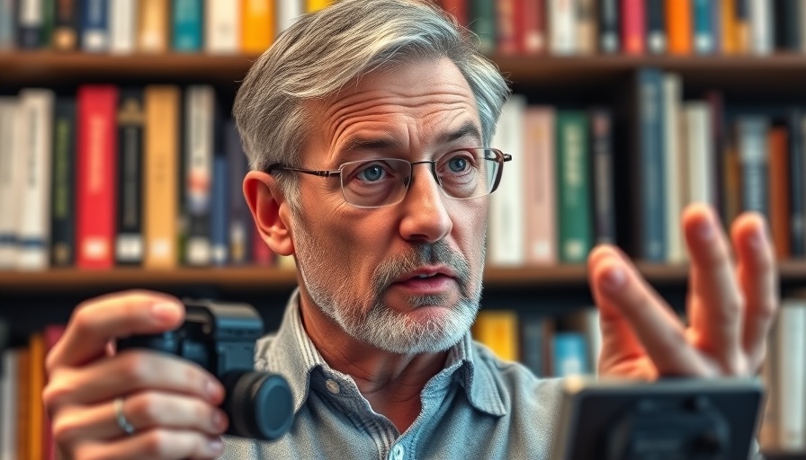 Middle-aged man discussing common VAT bookkeeping mistakes on camera.