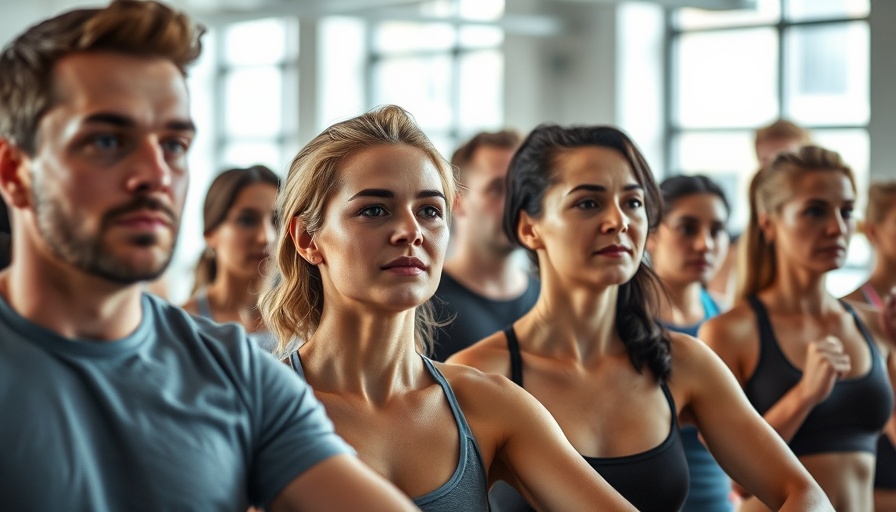 Diverse group exercising in community gym, budget-friendly living choices