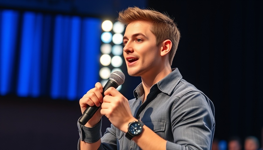 AI Agents Profitable Companies: Speaker engaging audience at tech conference.