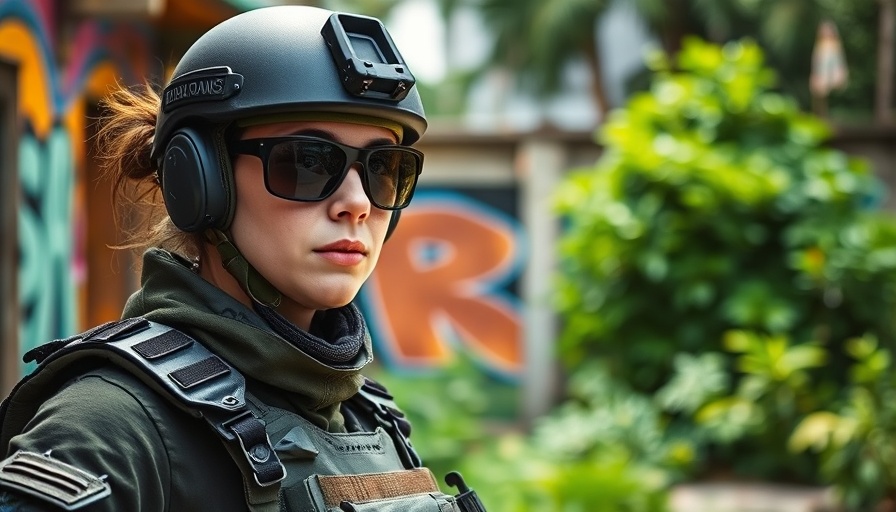 Female soldier in tactical gear providing Donetsk conflict insights.