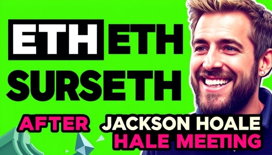Fed Jackson Hole impact on cryptocurrency promotional banner with ETH and pixel art.