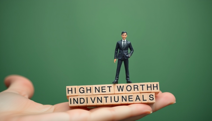 Close-up figurine and 'High Net Worth Individuals' blocks symbolizing HNW mortgage market UK.