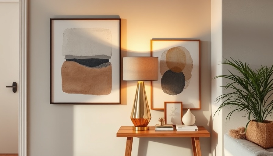 Elegant autumn-themed interior decor in a modern home