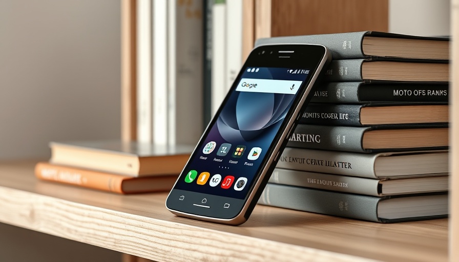 Moto Razr+ 2025 deal, sleek folded phone on shelf.