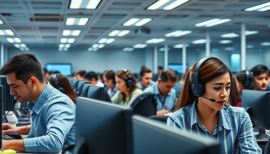 RingCentral Workforce Management Acquisition in a busy call center.
