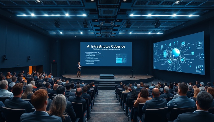 AI infrastructure challenges discussed at a conference presentation.