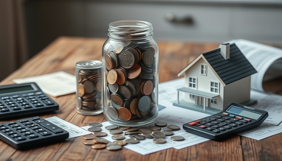Jar of coins and model house symbolizing buy-to-let rental yields.