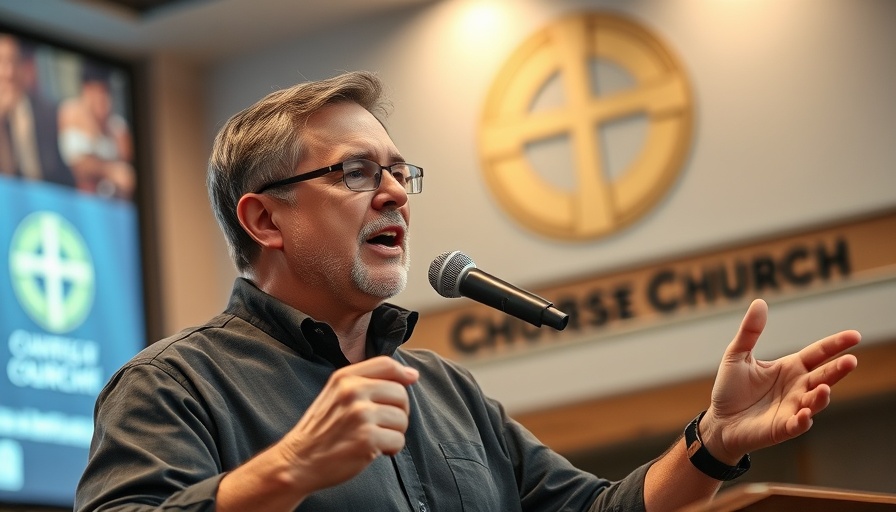 English-speaking Evangelical church pastor speaking in Spain.