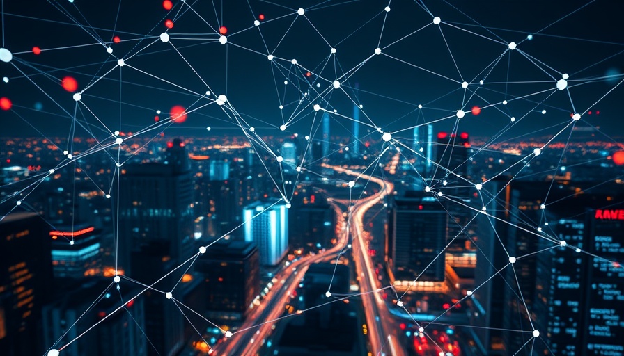 Futuristic digital network showcasing strong operational systems.