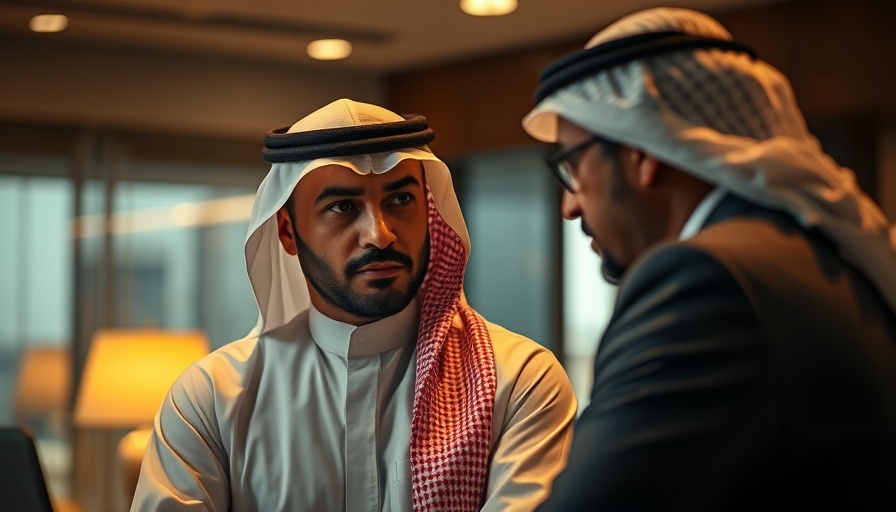 Qatari man in discussion highlighting Qatar security concerns.