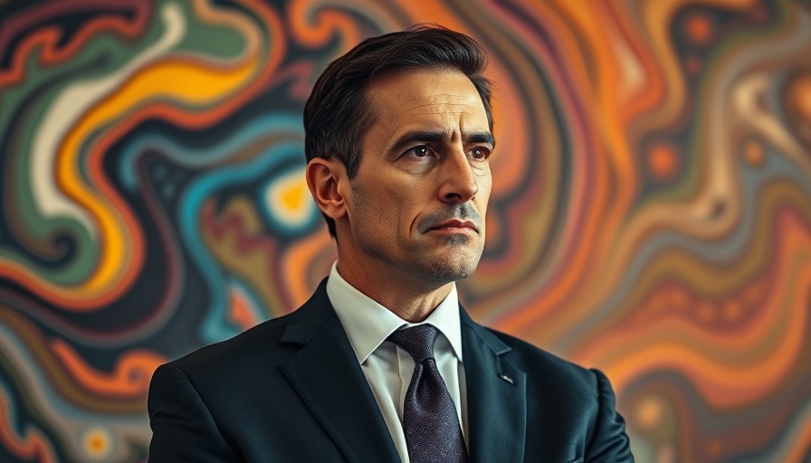Man in suit reflecting on doxxing impact on business owners.