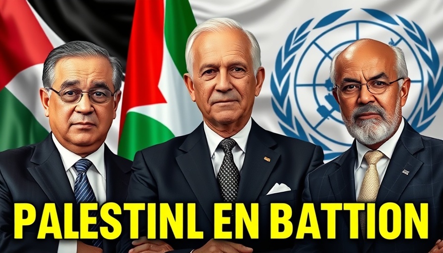 Recognition of Palestinian State by international politicians.