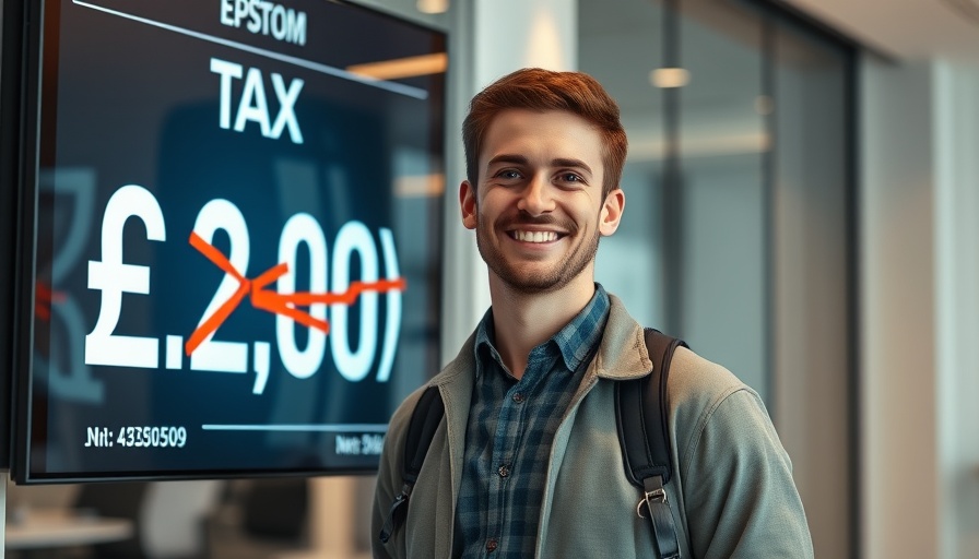 Legal Strategies to Pay 0% Property Tax: Happy man with £0 tax display.