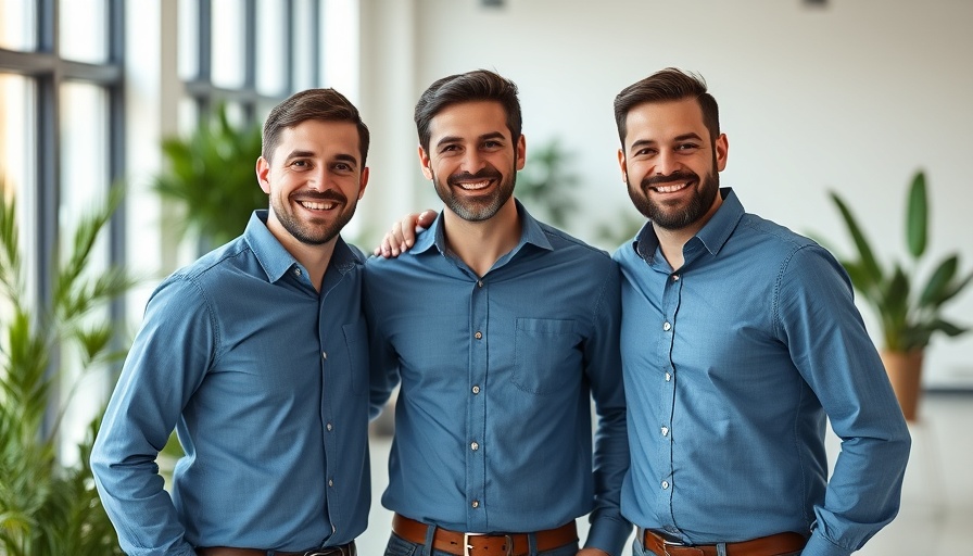 Team members of an AI app development platform for businesses