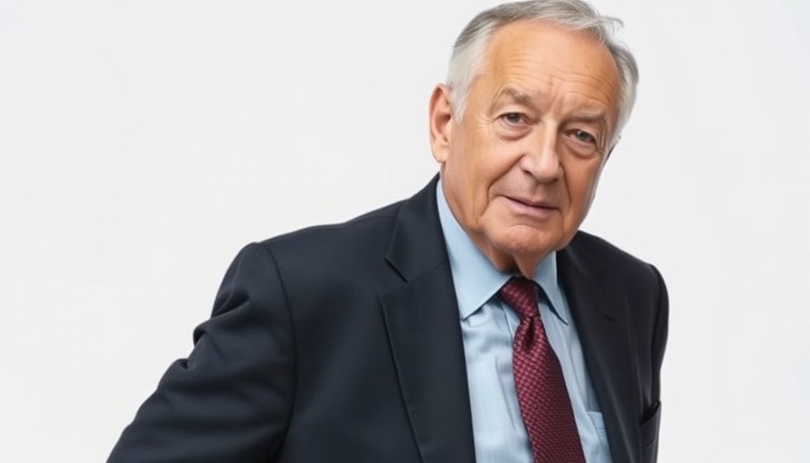 Portrait of an older man in a suit related to UK inflation forecast.
