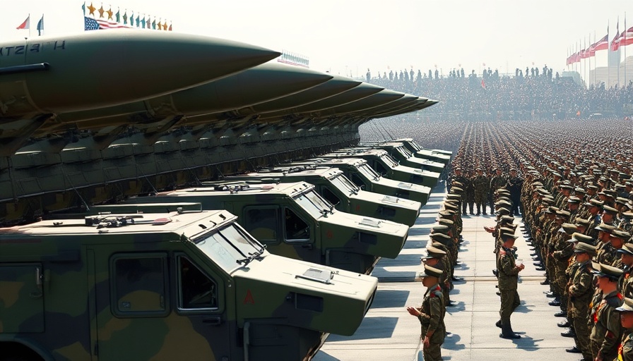Military parade with hypersonic missiles, US China space wars