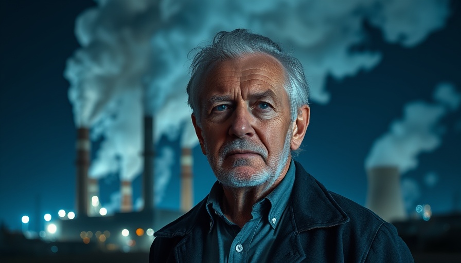 Elderly man representing UK energy crisis impact on service industries.