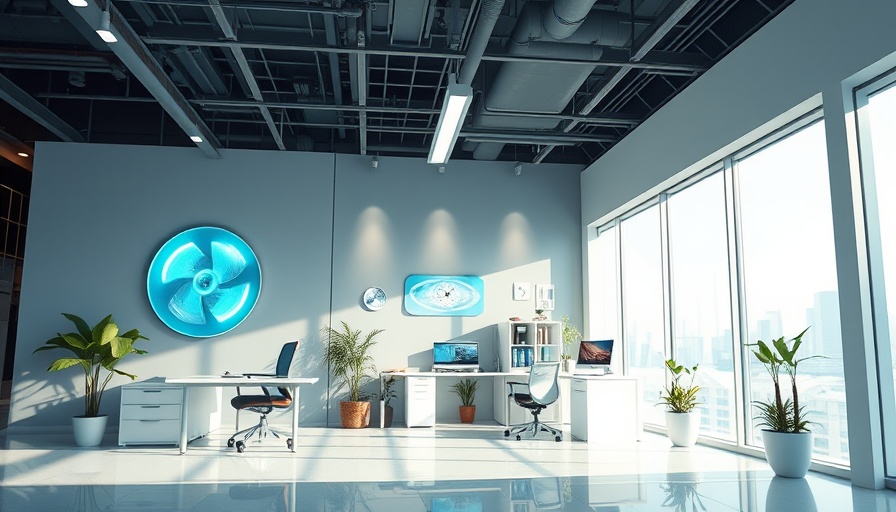 Conceptual illustration of nuclear renaissance for small businesses.