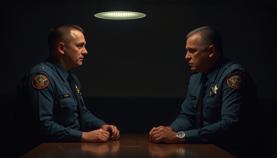 Interrogation scene representing China churches crackdown