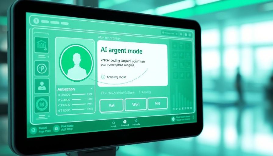 Interface of AI agent mode in Excel-like app