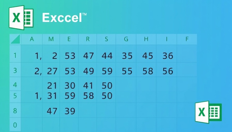 Illustration of how to use the thousands separator in Microsoft Excel, showing number formatting.