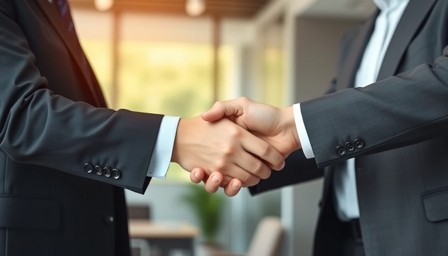 Stonebridge Mortgage Shop Partnership handshake agreement.