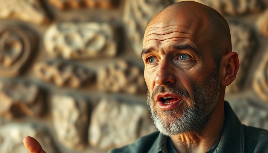 Man explains how electric cars can be cheap in a video with a brick wall background.