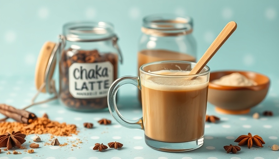 Instant Chai Latte Mix with frothy chai and spices.