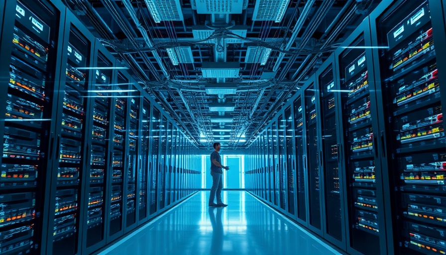 Modern data center interior representing data center investment boom.