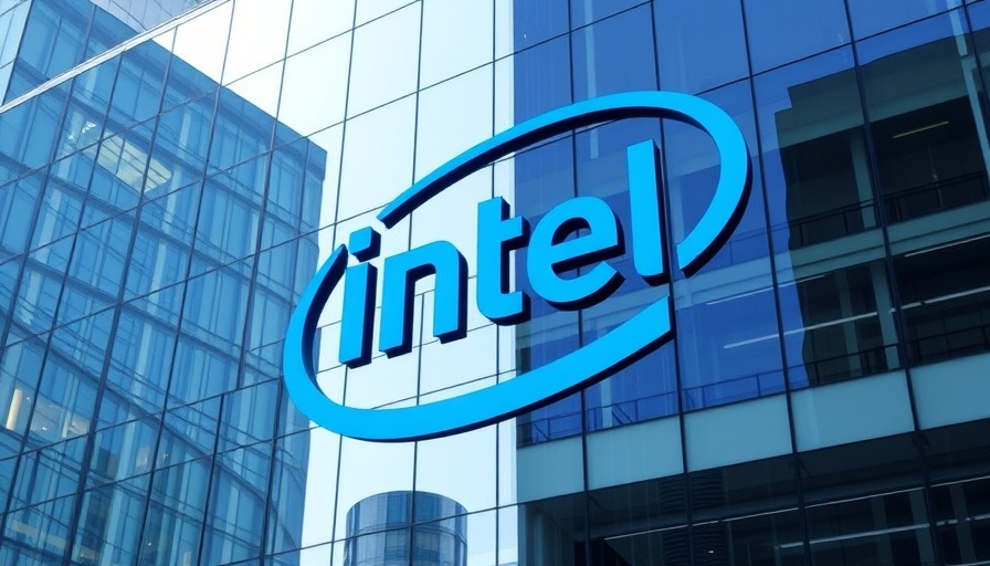 Intel building exterior reflecting blue sky, symbolizing Intel AMD manufacturing talks.