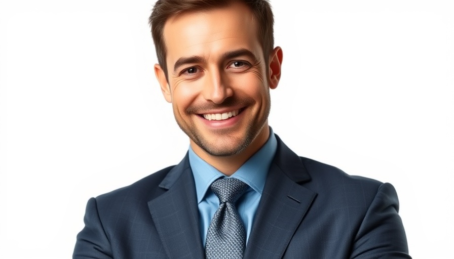 Professional man in suit for future-proof brokers mortgage industry.