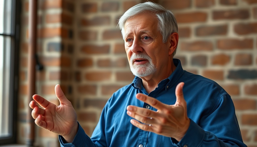 Older man discusses moving out in a buying vs renting context.