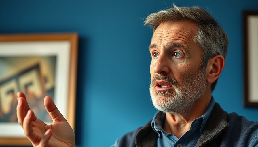Thoughtful man discusses digital IDs and totalitarianism.