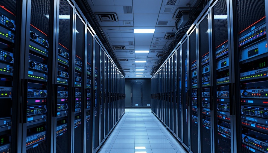 Server racks in data center amid Cerebras IPO news.