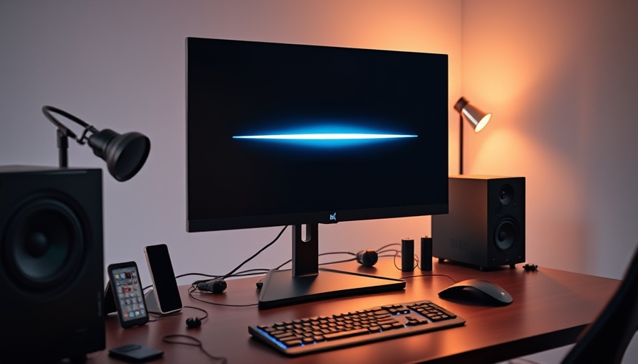 Modern computer setup with affordable monitor light bar benefits.