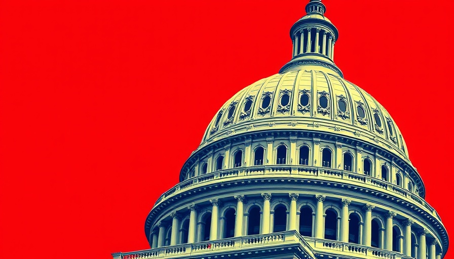 Capitol dome illustration, symbolizing startups and government contracts.