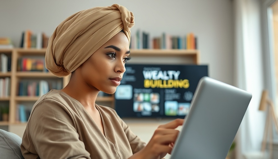 Woman exploring wealth building concepts for family stability.
