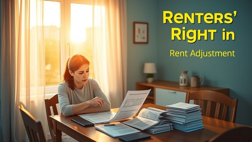 Concerned couple reviewing rent documents, embodying 'Renters' Rights in Rent Adjustment'.