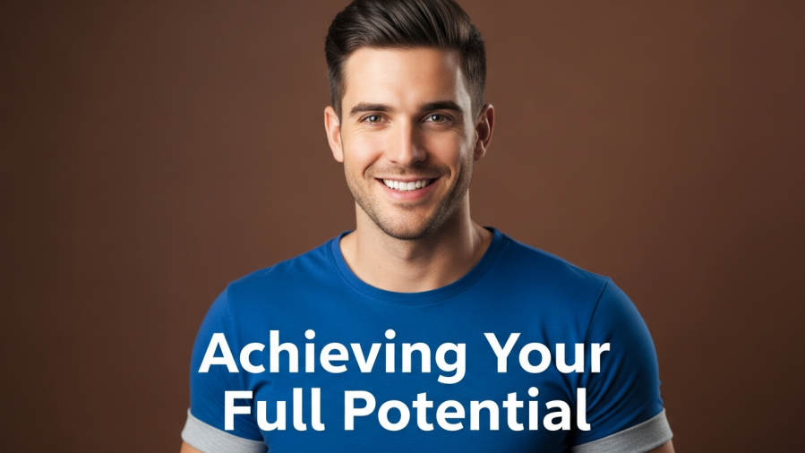 Confident young man smiling, showcasing effective communication techniques with vibrant colors.