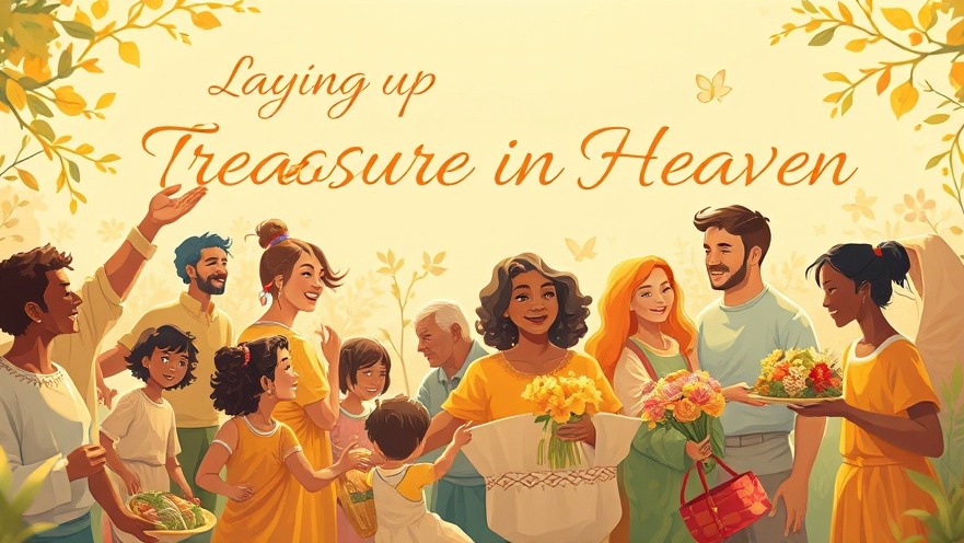 Joyful acts of kindness embodying Christian generosity and investing in faith.