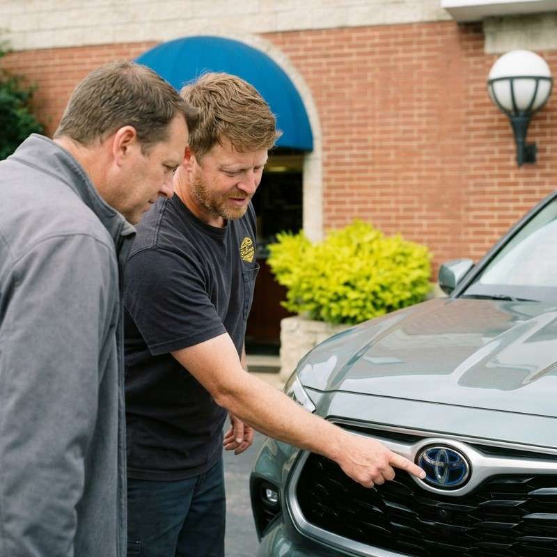 helping a customer understand their collision damage