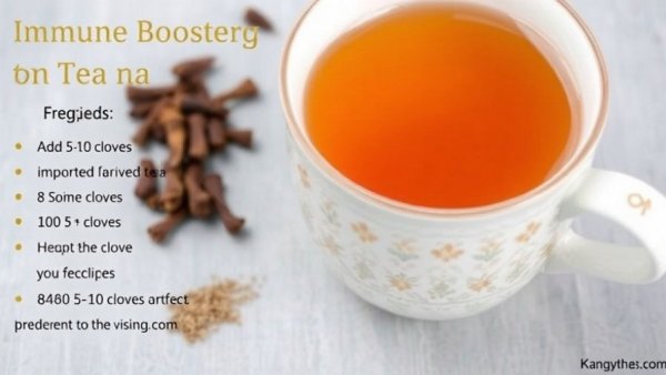 ?This is a great immune-boosting, powerful tea recipe made with simple natural ingredients. Add 5-10 cloves into a teap...