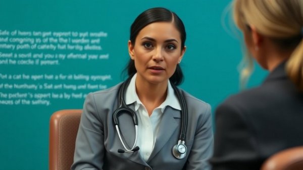 Professional nurse discussing caring for someone with hallucinations in schizophrenia.