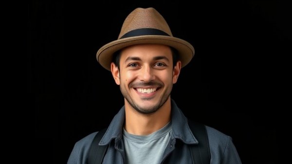 Smiling man in casual attire against dark background, promoting underrated career in spirituality and healing.