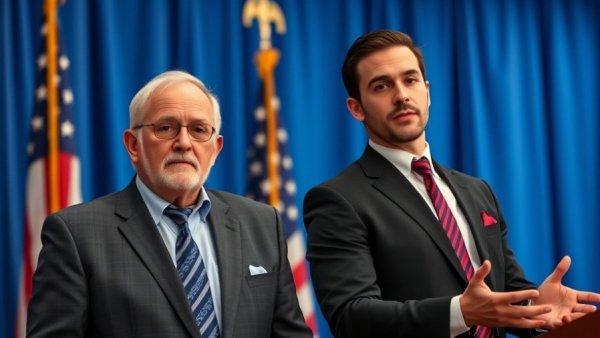 Professional presentation on home visiting programs with American flag.