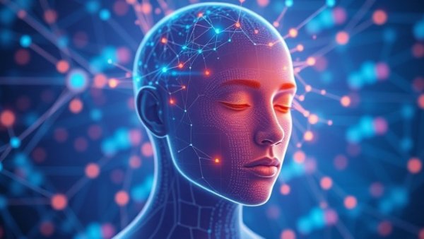 396 Hz Nervous System Reset concept with glowing neural pathways.