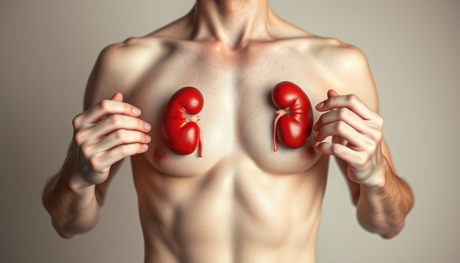 Person holding kidney cutouts demonstrating best treatments for kidney stones.