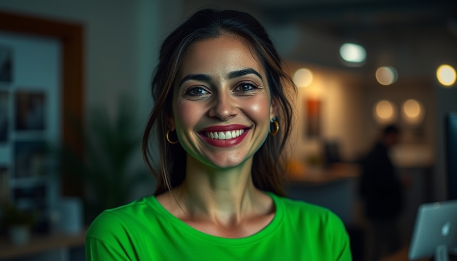 Confident woman discussing advancements in longevity and anti-aging.